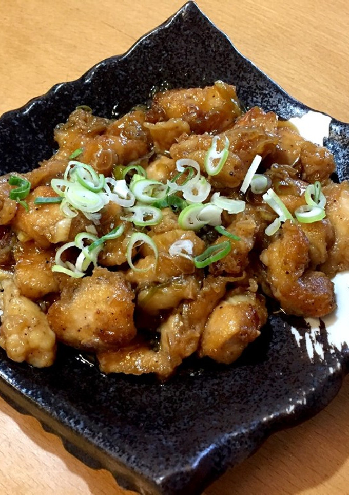 唐揚げ粉で簡単！鶏むね肉のネギだく油淋鶏-レシピのメイン写真