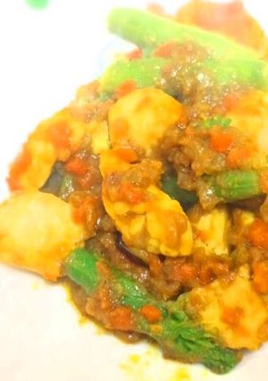 【簡単】柔らか鶏胸肉のカレー粉炒め-レシピのメイン写真