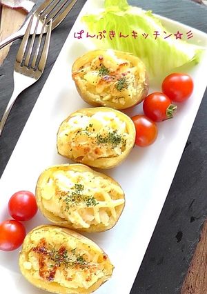 ⁂ポテトカップのマヨ焼き⁂-レシピのメイン写真
