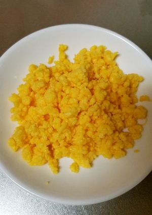 細く小さく♥炒り卵♥作り方-レシピのメイン写真