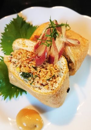 簡単♪栃尾油揚げのパリパリ詰め-レシピのメイン写真