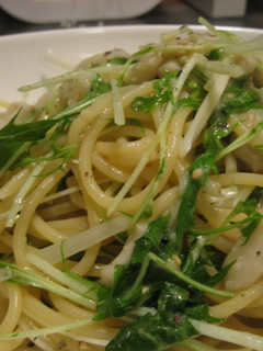 里芋と水菜の和風パスタ-レシピのメイン写真
