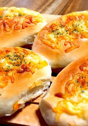 チーズベーコンパン-レシピのメイン写真