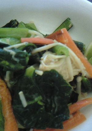 青菜とえのきの金のゴマ和え-レシピのメイン写真