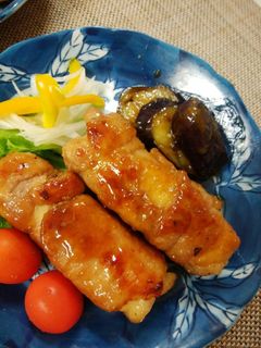 ☆絹厚揚げ肉巻き☆-レシピのメイン写真
