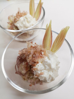 夏野菜おつまみ☆みょうがとリコッタチーズ-レシピのメイン写真