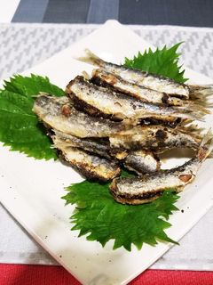 真鰯の稚魚の梅唐揚げ-レシピのメイン写真
