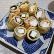 油あげ救済 ベーコンとはんぺんロール