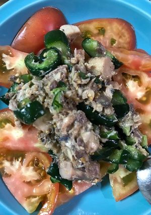 鯖缶で簡単おかずサラダ♪-レシピのメイン写真