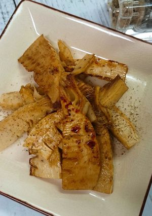 茹でタケノコの香り焼き-レシピのメイン写真