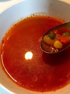 超簡単!トマトスープ-レシピのメイン写真