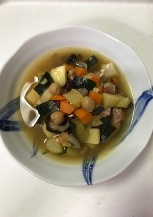 夏のお豆スープ-レシピのメイン写真