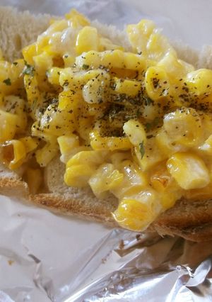 新鮮とうもろこしマヨトースト-レシピのメイン写真