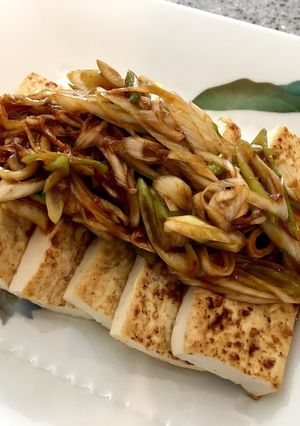 豆腐ステーキ・ピリ辛ねぎソース掛け-レシピのメイン写真