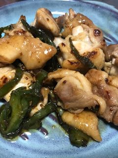 鶏ももとピーマンのハニーマスタード炒め☆-レシピのメイン写真