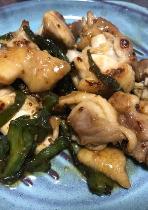 鶏ももとピーマンのハニーマスタード炒め☆-レシピのメイン写真