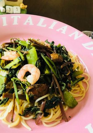 青菜彩りパスタ☆*。-レシピのメイン写真
