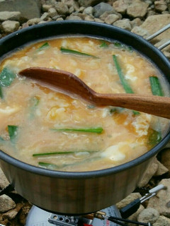 ニラ玉麻婆スープ飯 《山ごはん》-レシピのメイン写真