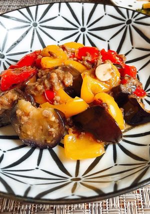 色鮮やか！かんたん麻婆茄子-レシピのメイン写真
