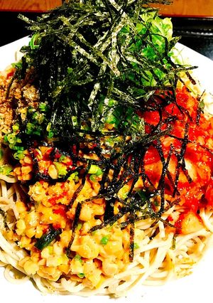 納豆キムチ混ぜ蕎麦-レシピのメイン写真