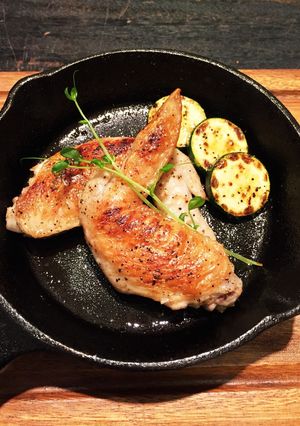 手羽先焼き♡スキレットでパリっと焼くだけ-レシピのメイン写真