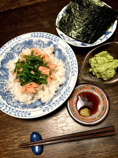 鮭と塩麹入りアボカドディップの手巻き寿司-レシピのメイン写真