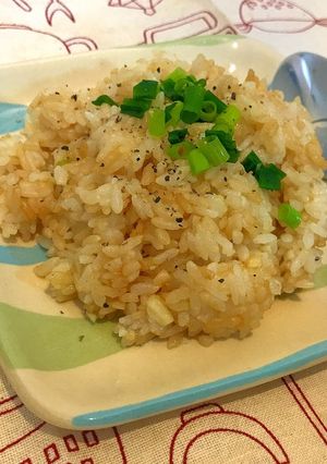 基本材料は３つで簡単ニンニク炒めライス-レシピのメイン写真
