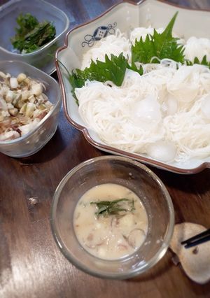そうめんの冷や汁つゆ-レシピのメイン写真