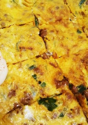 納豆卵焼き・オープンオムレツ-レシピのメイン写真
