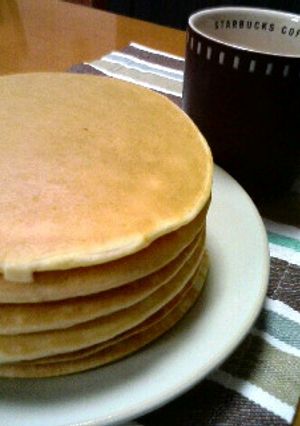 普通のパンケーキ-レシピのメイン写真