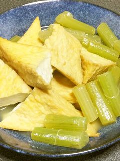 かんたん♪ふきと厚揚げのおひたし-レシピのメイン写真