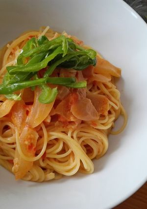 ナポリタン風クリームパスタ-レシピのメイン写真