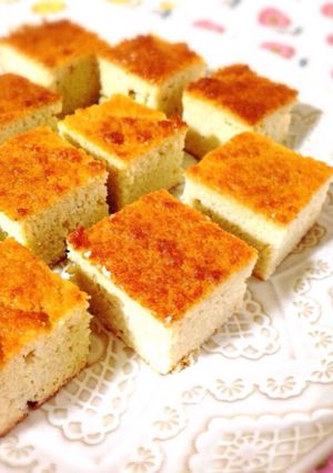 甘茶で！お砂糖・粉なしおからバターケーキ-レシピのメイン写真
