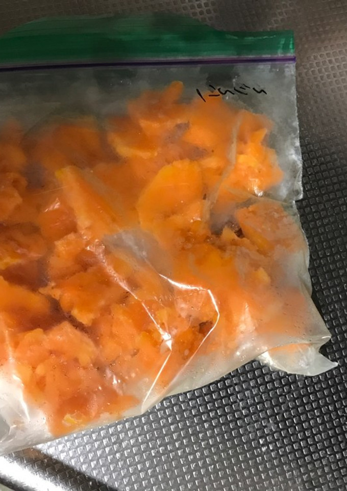 離乳食 中期 人参 冷凍-レシピのメイン写真