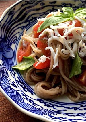 トマトとしらすの冷製そば-レシピのメイン写真