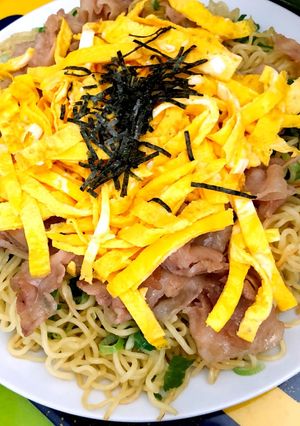 ＊焼きそば麺で瓦そば風＊-レシピのメイン写真