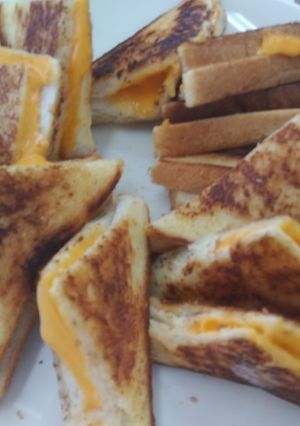 アメリカン！グリルドチーズサンドイッチ☆-レシピのメイン写真