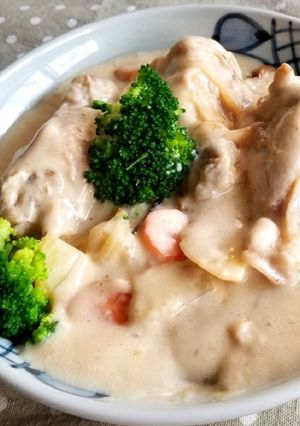手羽元のクリーム煮-レシピのメイン写真