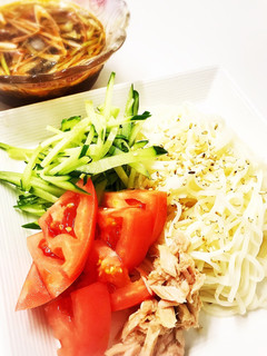 夏に合う〜!酸辣湯麺風つけ麺-レシピのメイン写真