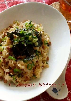 ☻納豆チャーハン☻-レシピのメイン写真