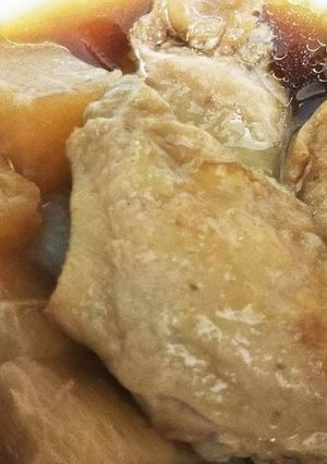【圧力鍋♪】手羽と大根の煮付け-レシピのメイン写真