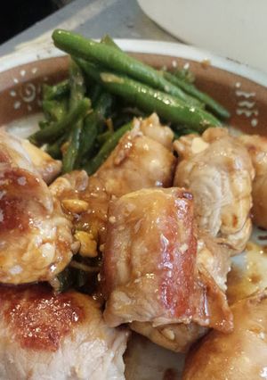 塩麹豆腐の肉巻きオイスターソース炒め-レシピのメイン写真