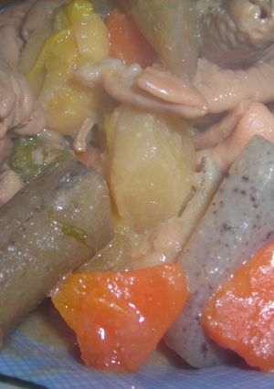 コトコト煮込んじゃお～野菜と豚モツの煮物-レシピのメイン写真