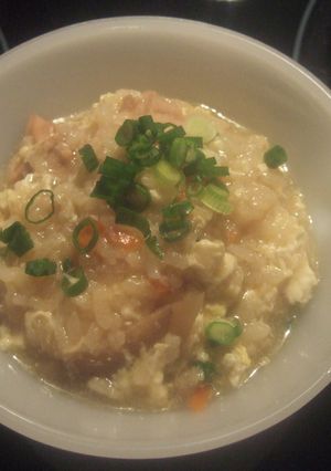 炊き込みご飯の残りで簡単雑炊-レシピのメイン写真