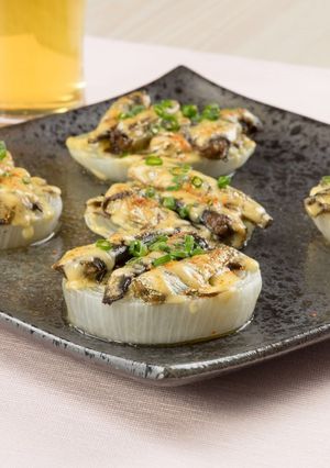 玉ねぎとオイルサーディンの醤油マヨ焼き-レシピのメイン写真