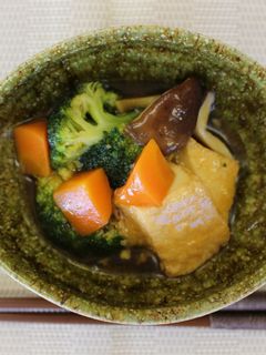 ブロッコリーと厚揚げの煮物-レシピのメイン写真