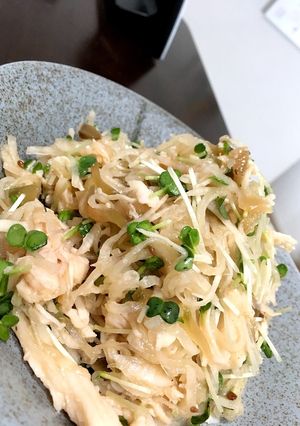 セブン風）蒸し鶏とザーサイサラダ-レシピのメイン写真
