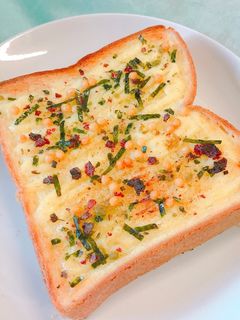 お茶漬け海苔で面白トースト-レシピのメイン写真