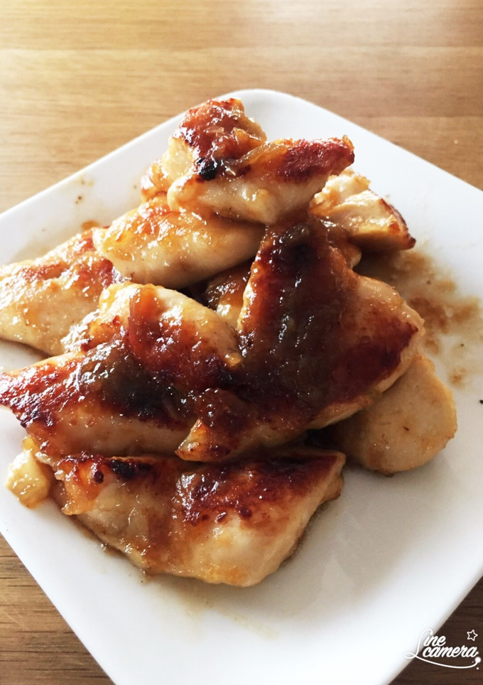 玉ねぎのタレで焼く！鷄ささみの甘辛焼き★-レシピのメイン写真
