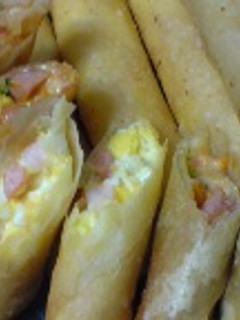 春巻♪えびたまバージョン-レシピのメイン写真